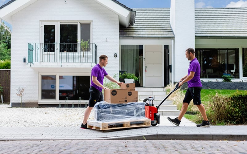 Veilige levering van meubels door Morhane