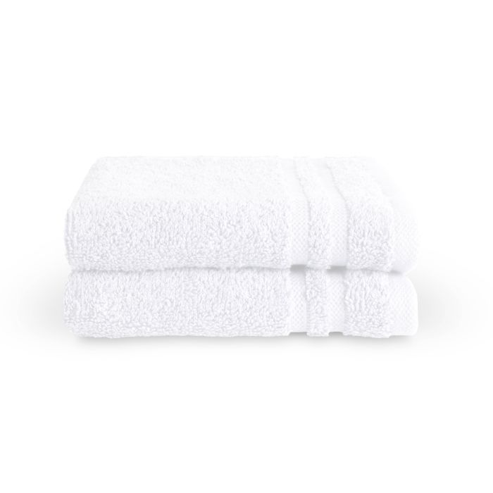 Bath Basics gastendoek 30x50cm wit (2 stuks)