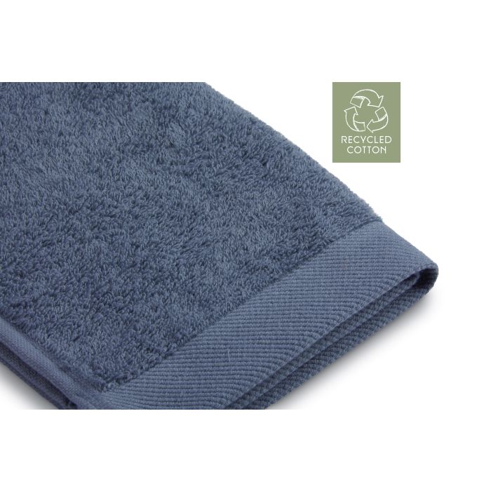 Remade Cotton gastendoek 30x50cm blauw (2 stuks)
