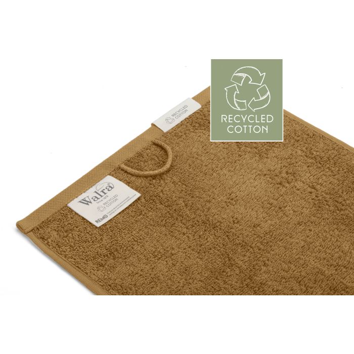 Remade Cotton gastendoek 30x50cm cognac (2 stuks)