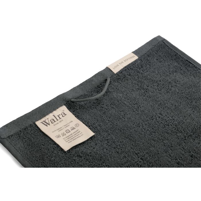 Soft Cotton gastendoek 30x50cm antraciet (2 stuks)