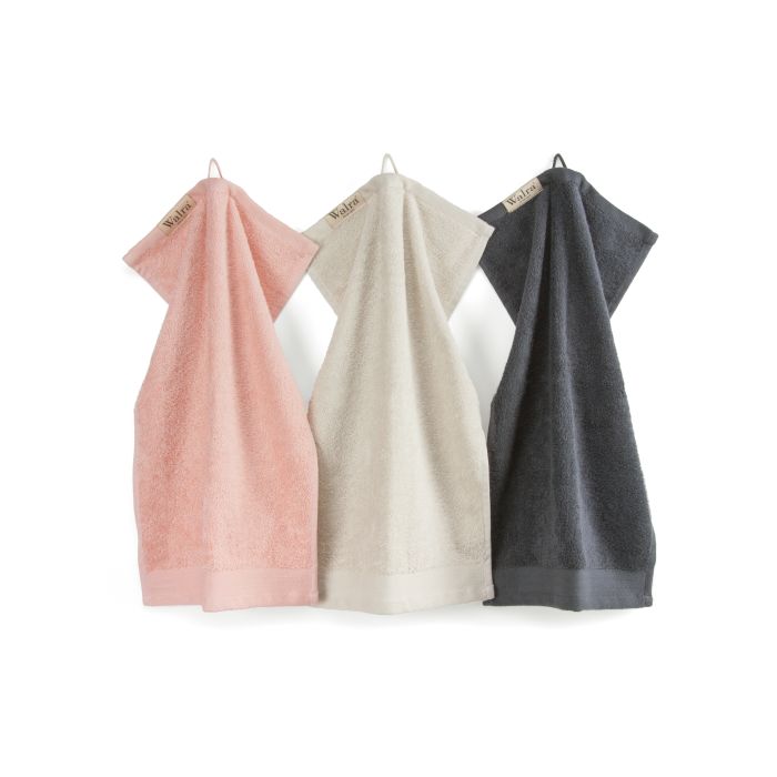 Soft Cotton gastendoek 30x50cm antraciet (2 stuks)