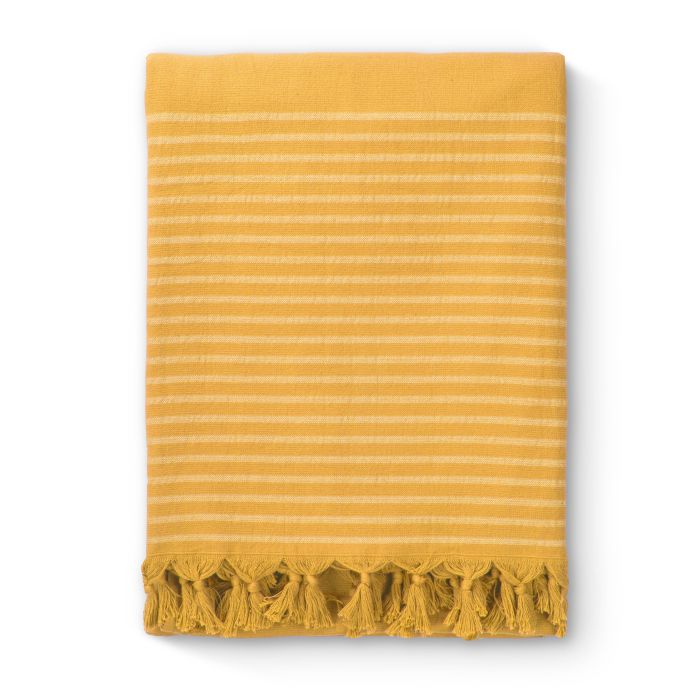 Bath Basics hamamdoek/fouta 100x180cm geel