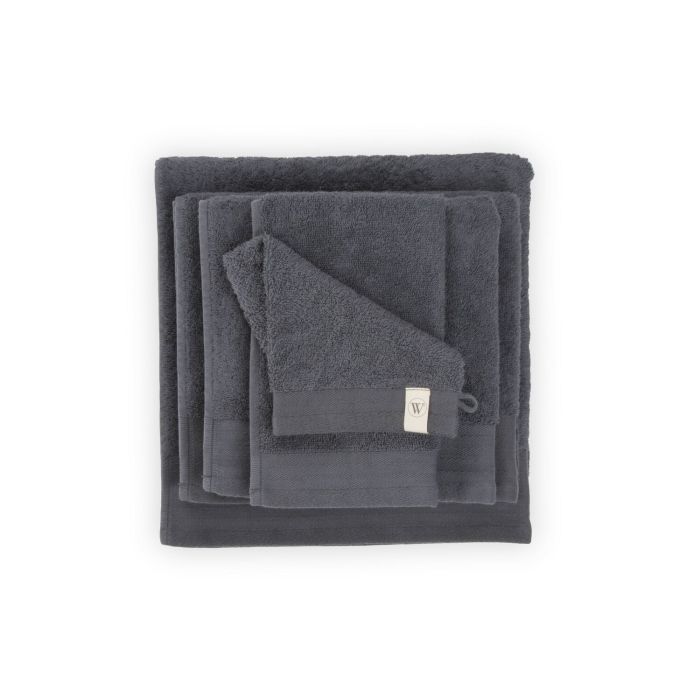 Soft Cotton washand 16x21cm antraciet (2 stuks)