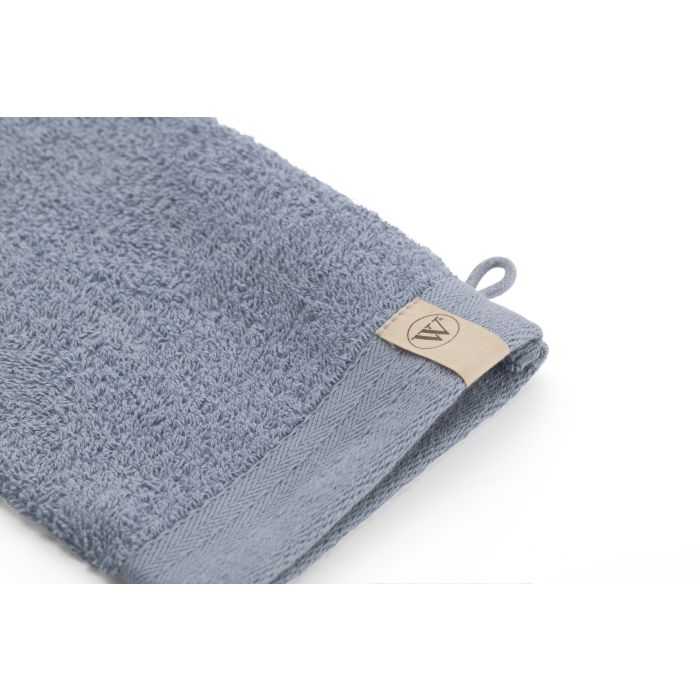 Soft Cotton washand 16x21cm blauw (2 stuks)