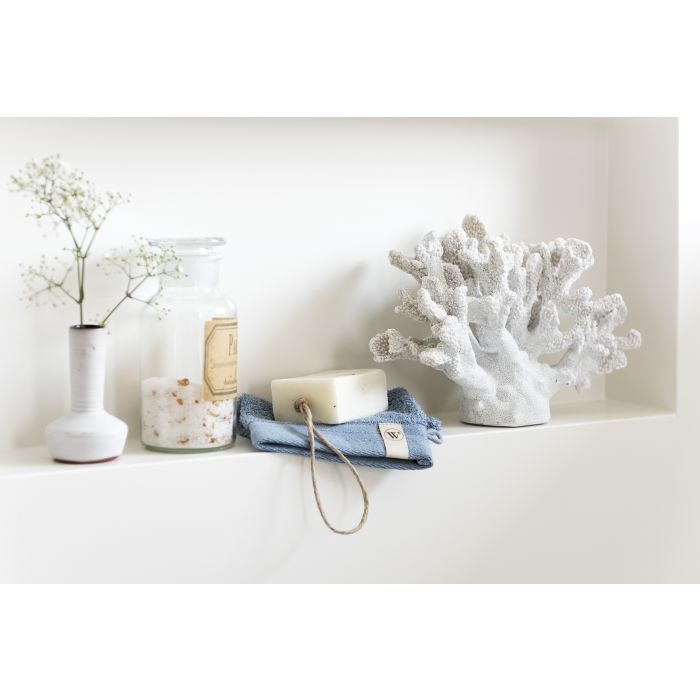 Soft Cotton washand 16x21cm blauw (2 stuks)
