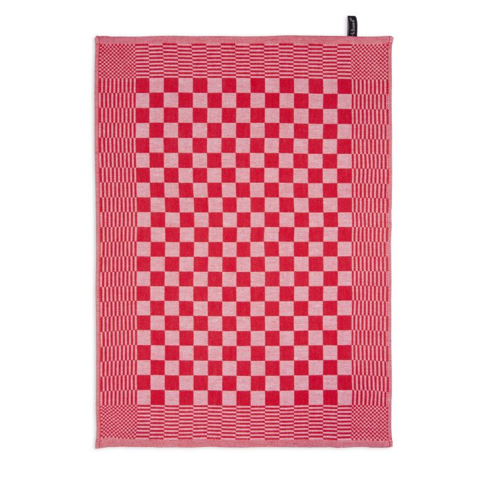 Clean & Tidy theedoek 50x70cm rood (6 stuks)