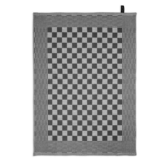 Clean & Tidy theedoek 50x70cm zwart (6 stuks)