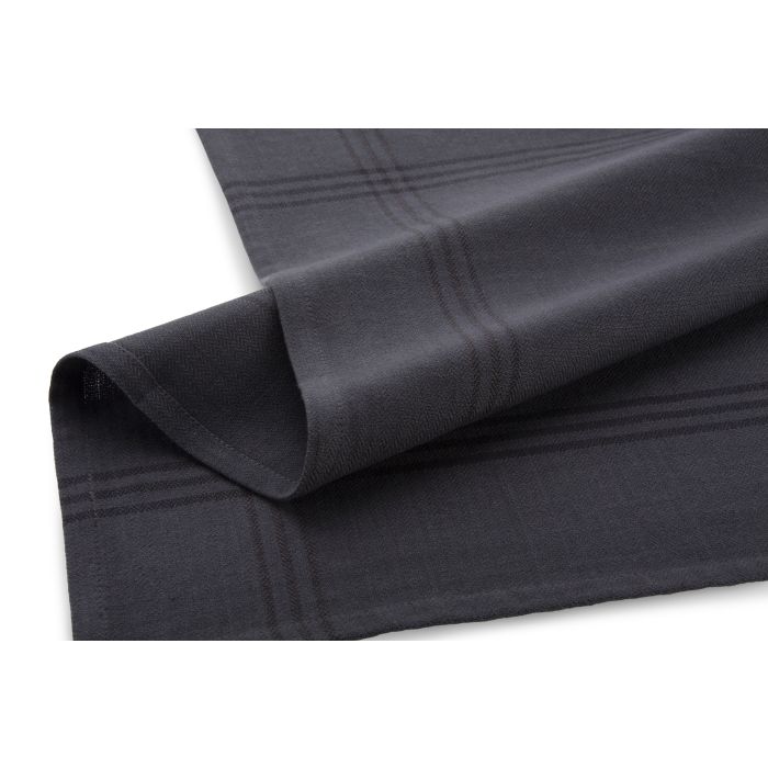 Line Out theedoek 50x70cm off-black