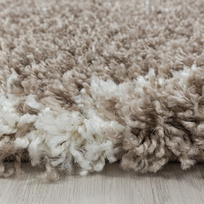 Alvor Shaggy vloerkleed hoogpolig rechthoek 280x370cm beige