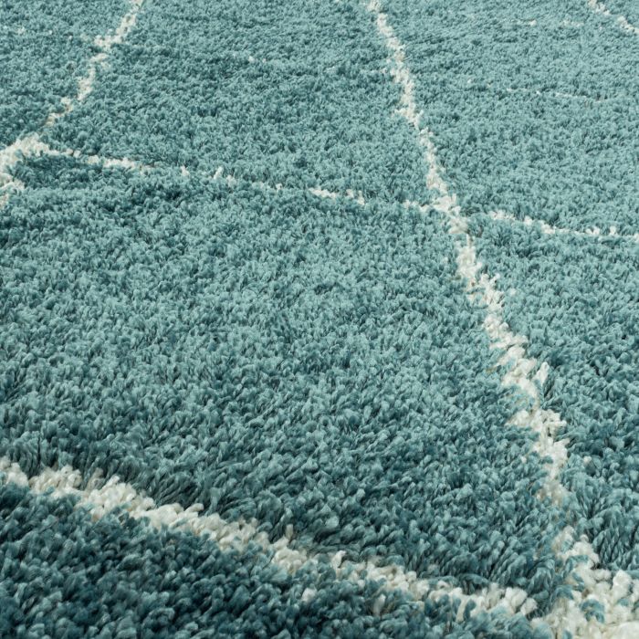 Alvor Shaggy vloerkleed hoogpolig rechthoek 200x290cm blauw