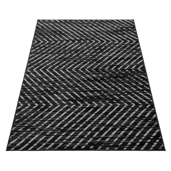 Base Swift vloerkleed laagpolig rechthoek 120x170cm zwart