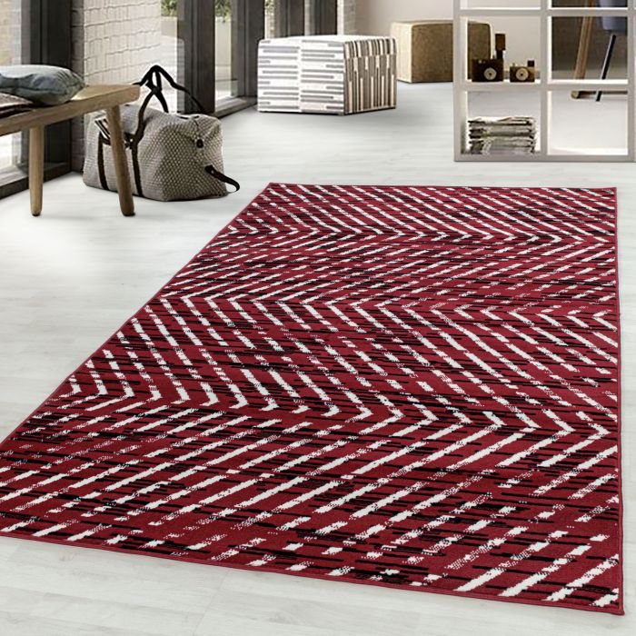 Base Swift vloerkleed laagpolig rechthoek 80x150cm rood