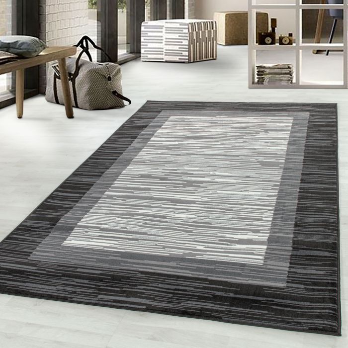 Base Care vloerkleed laagpolig rechthoek 240x340cm grijs