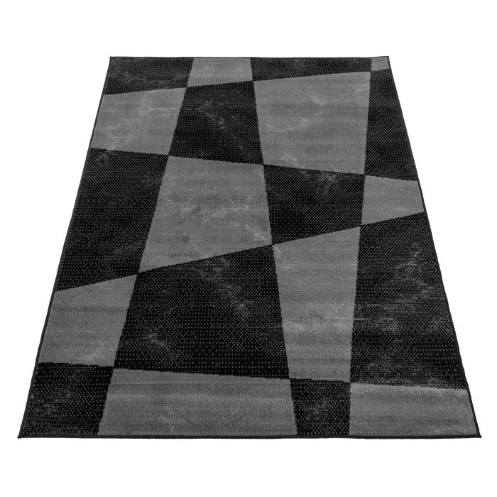 Base Vory vloerkleed laagpolig loper 80x250cm zwart