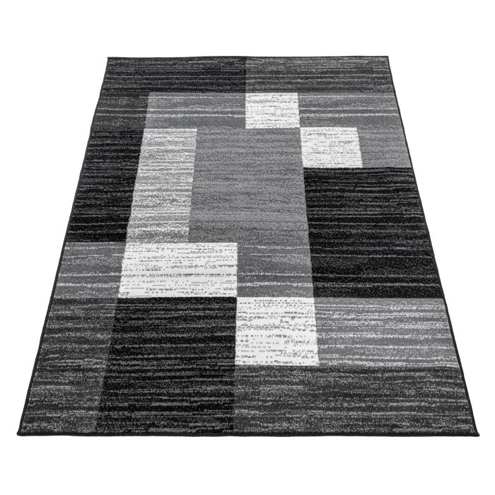 Base Grid vloerkleed laagpolig rechthoek 240x340cm zwart