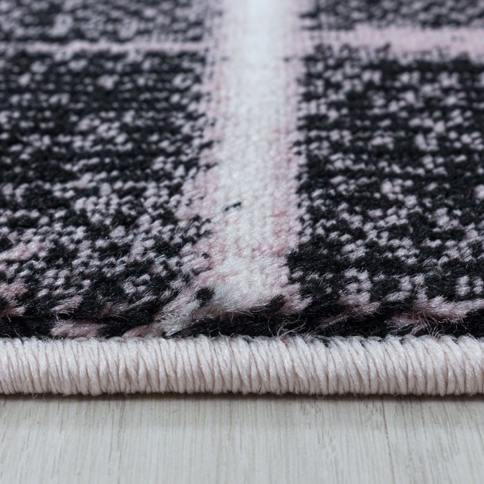 Costa Fisk vloerkleed laagpolig rechthoek 80x150cm roze
