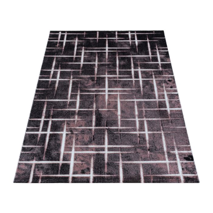 Costa Fisk vloerkleed laagpolig rechthoek 80x150cm roze