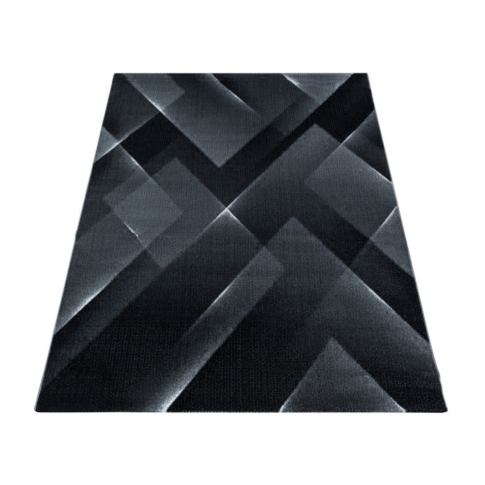 Costa Carp vloerkleed laagpolig rechthoek 120x170cm zwart