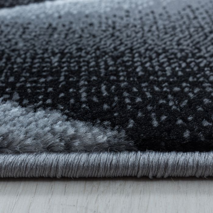 Costa Carp vloerkleed laagpolig rechthoek 240x340cm zwart
