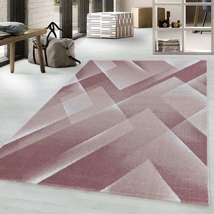 Costa Carp vloerkleed laagpolig rechthoek 240x340cm roze