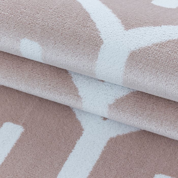 Costa Blas vloerkleed laagpolig rechthoek 240x340cm roze