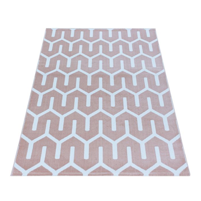 Costa Blas vloerkleed laagpolig rechthoek 240x340cm roze