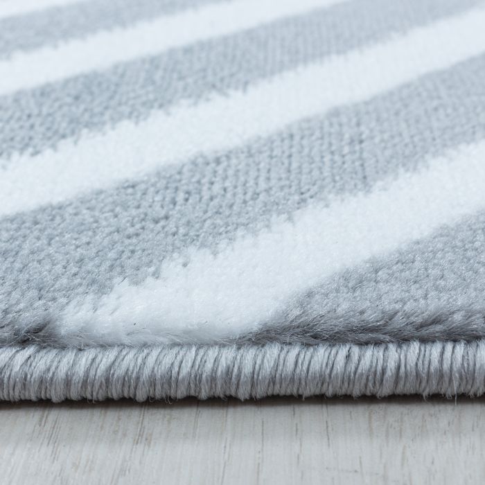 Costa Rhombus vloerkleed laagpolig rechthoek 80x150cm grijs
