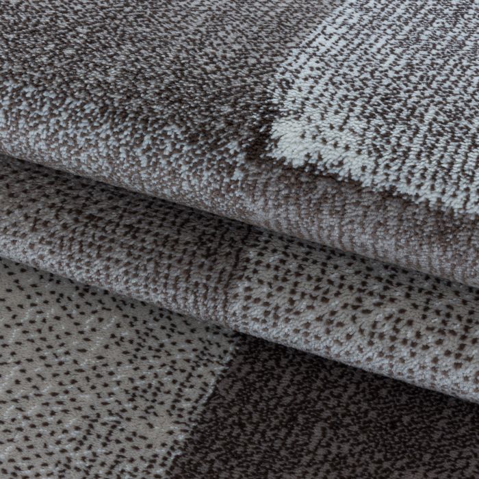 Costa Duva vloerkleed laagpolig rechthoek 80x150cm bruin