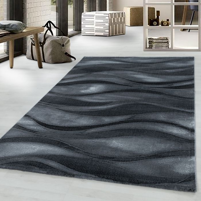 Costa Dalgy vloerkleed laagpolig rechthoek 160x230cm zwart
