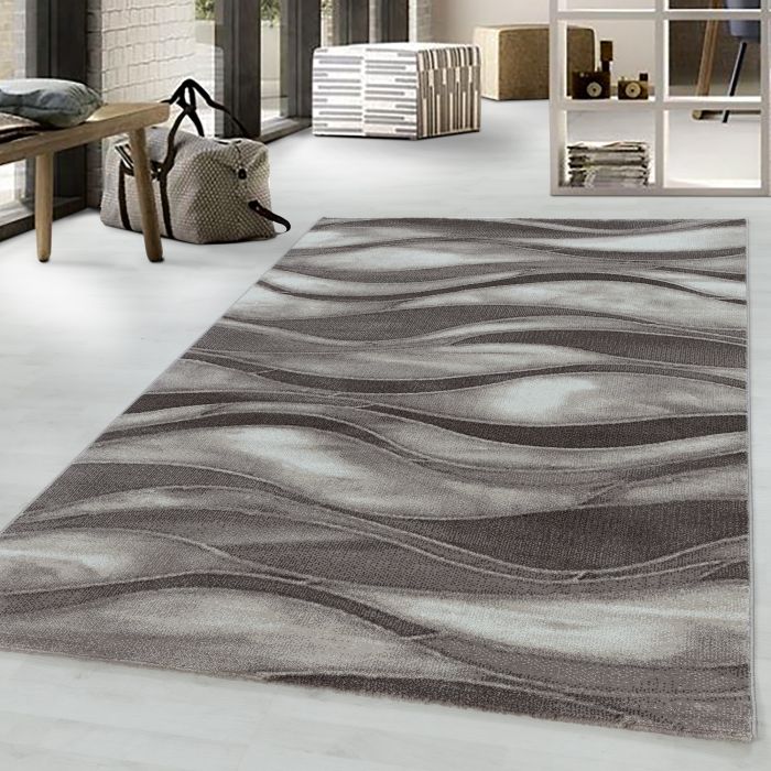 Costa Dalgy vloerkleed laagpolig rechthoek 120x170cm bruin