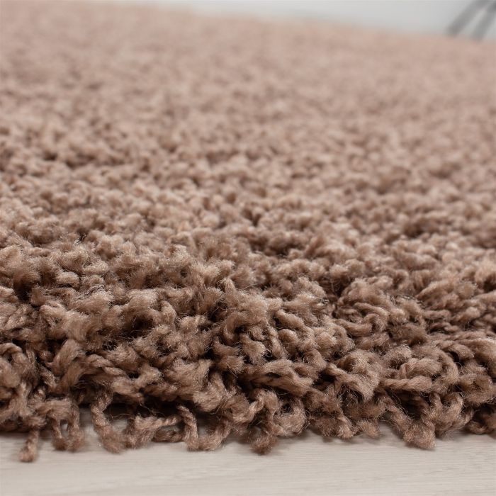 Dream Shaggy vloerkleed hoogpolig rechthoek 120x170cm mokka