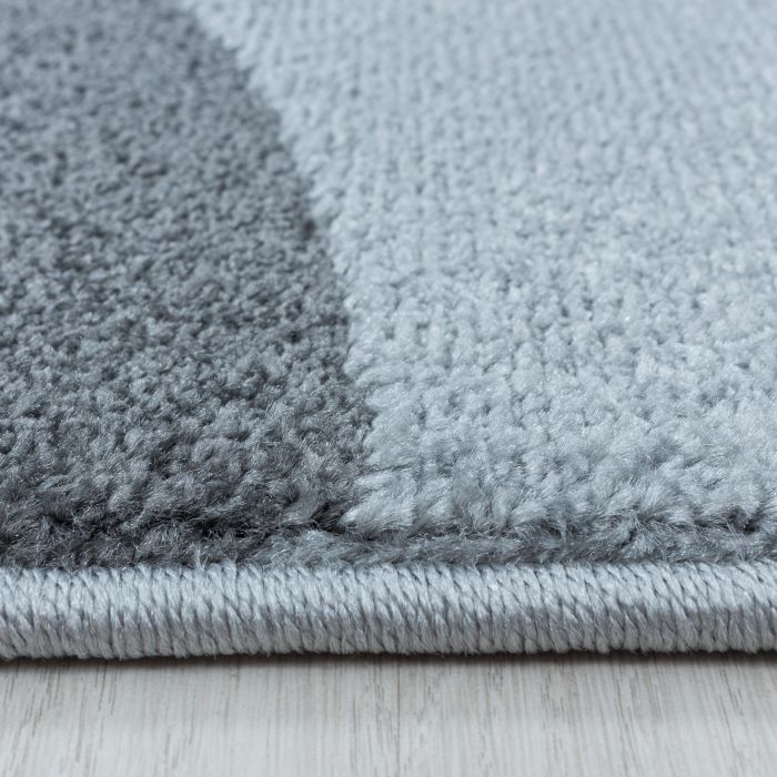 Efor Elips vloerkleed laagpolig rechthoek 120x170cm blauw
