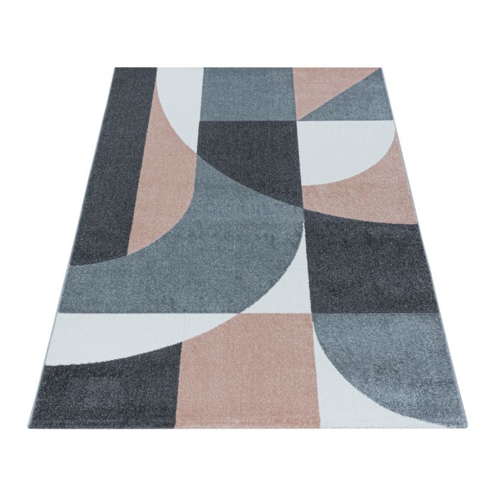 Efor Elips vloerkleed laagpolig rechthoek 120x170cm roos