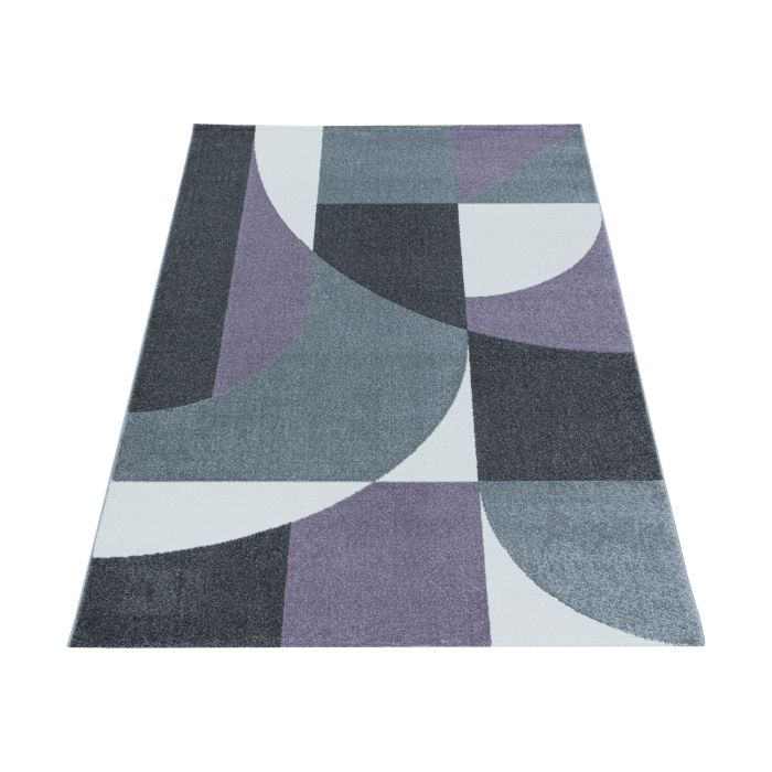 Efor Elips vloerkleed laagpolig rechthoek 80x150cm violet