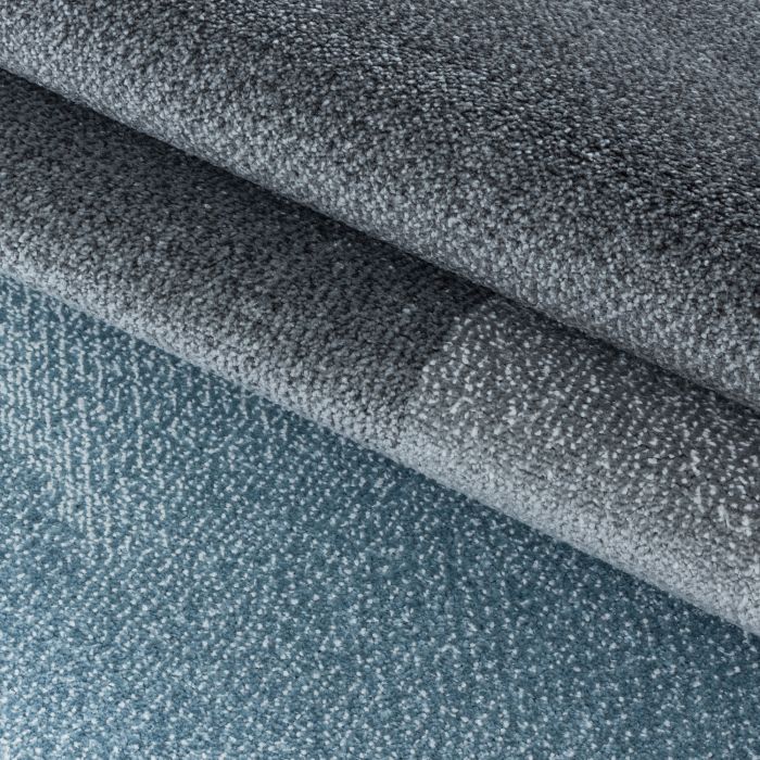 Efor Trapz vloerkleed laagpolig rechthoek 140x200cm blauw