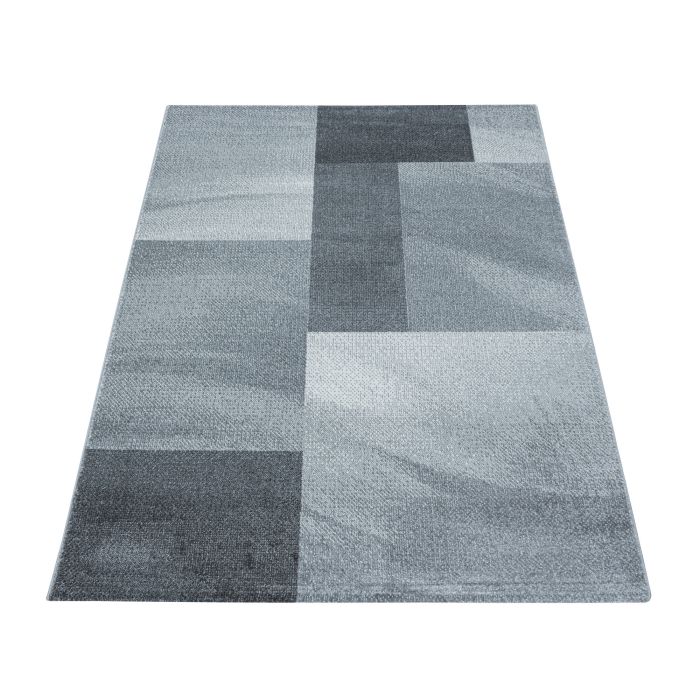 Efor Trapz vloerkleed laagpolig rechthoek 160x230cm grijs