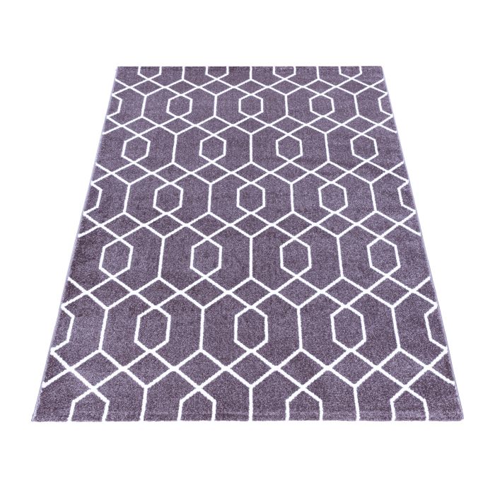 Efor Okta vloerkleed laagpolig rechthoek 160x230cm violet