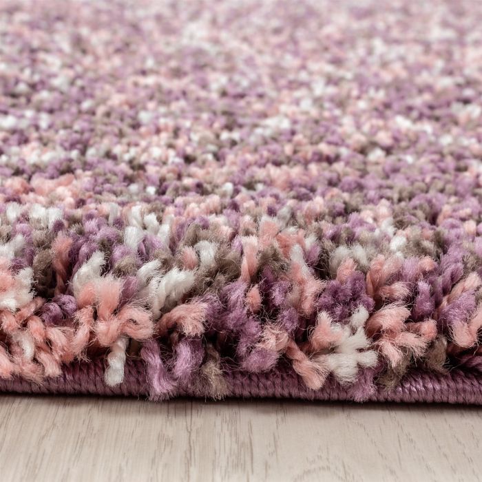 Enjoy Shaggy vloerkleed hoogpolig rechthoek 120x170cm roze