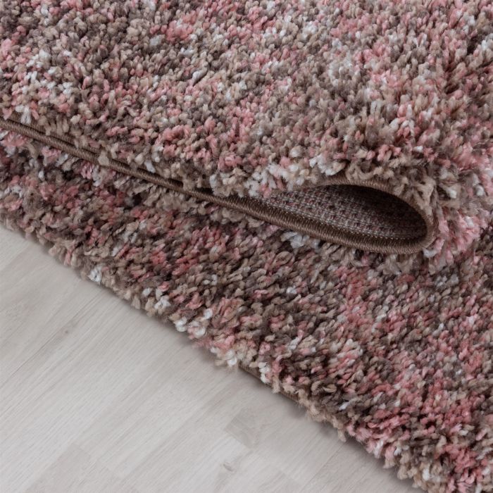 Enjoy Shaggy vloerkleed hoogpolig rechthoek 160x230cm roos
