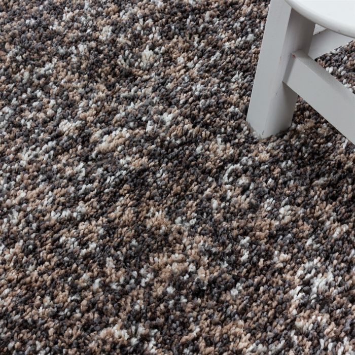 Enjoy Shaggy vloerkleed hoogpolig rechthoek 80x150cm taupe