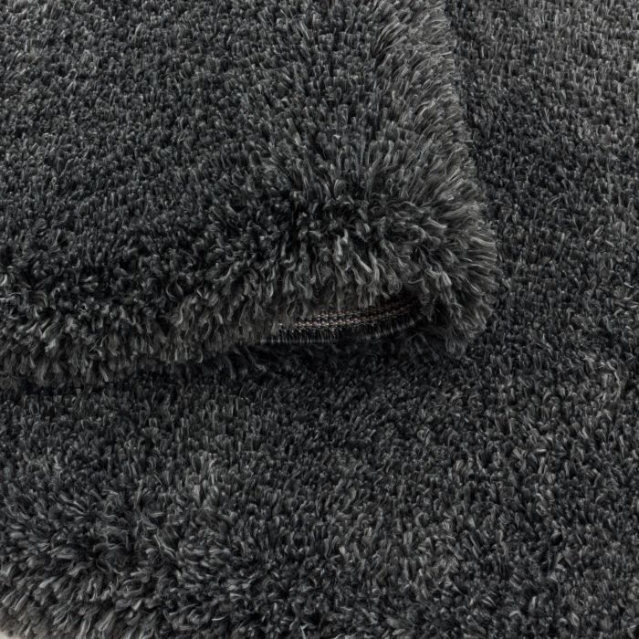 Fluffy Shaggy vloerkleed hoogpolig rechthoek 160x230cm grijs