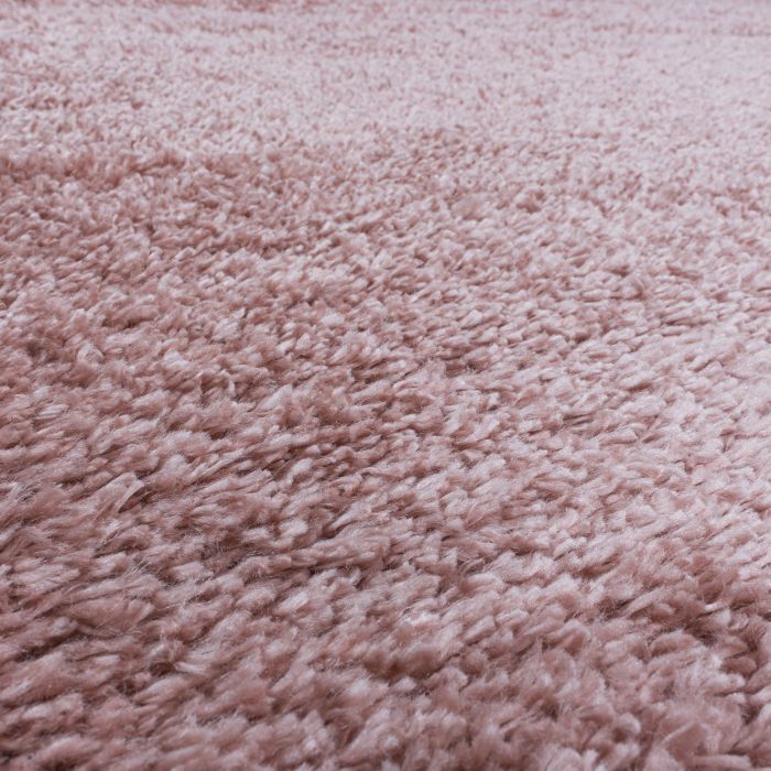 Fluffy Shaggy vloerkleed hoogpolig rechthoek 160x230cm roos