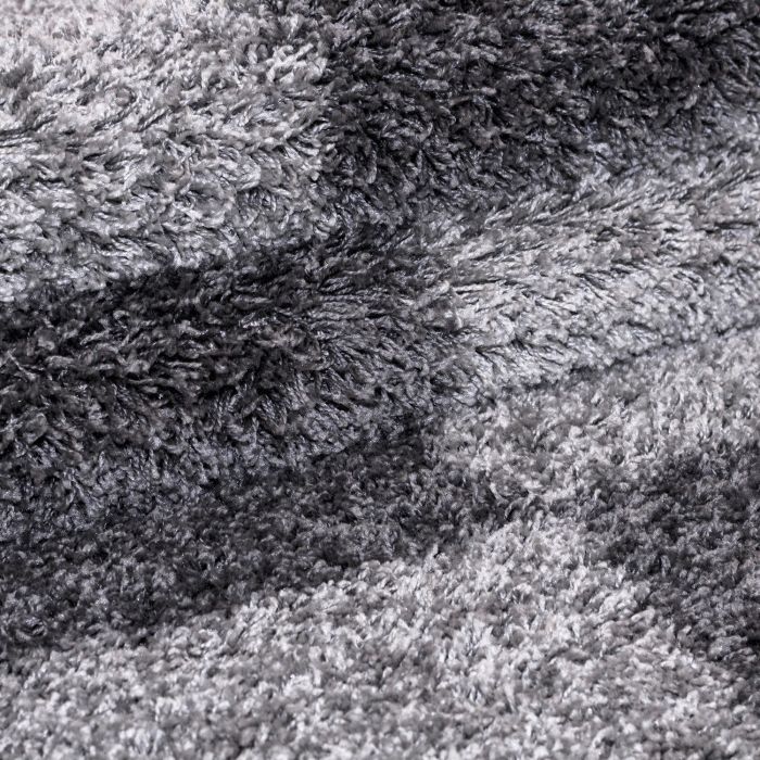 Gala Shaggy vloerkleed hoogpolig rechthoek 160x230cm grijs