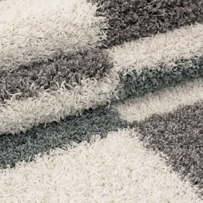 Gala Shaggy vloerkleed hoogpolig rechthoek 140x200cm turquoise