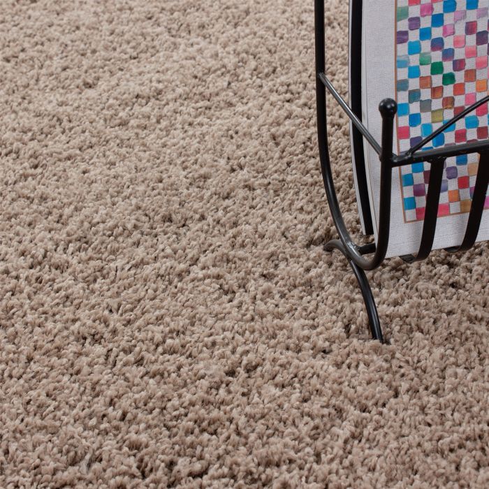 Life Shaggy vloerkleed hoogpolig loper 100x200cm beige