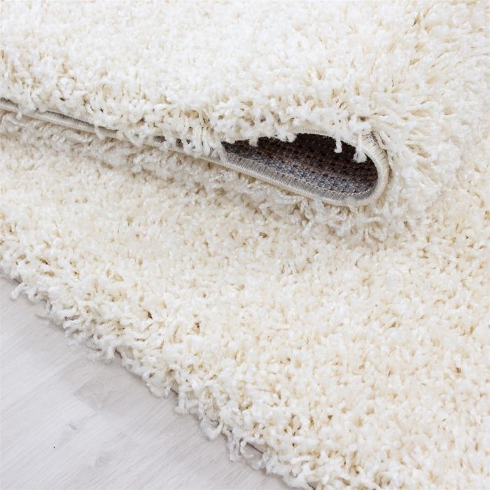 Life Shaggy vloerkleed hoogpolig rond Ø 200cm crème