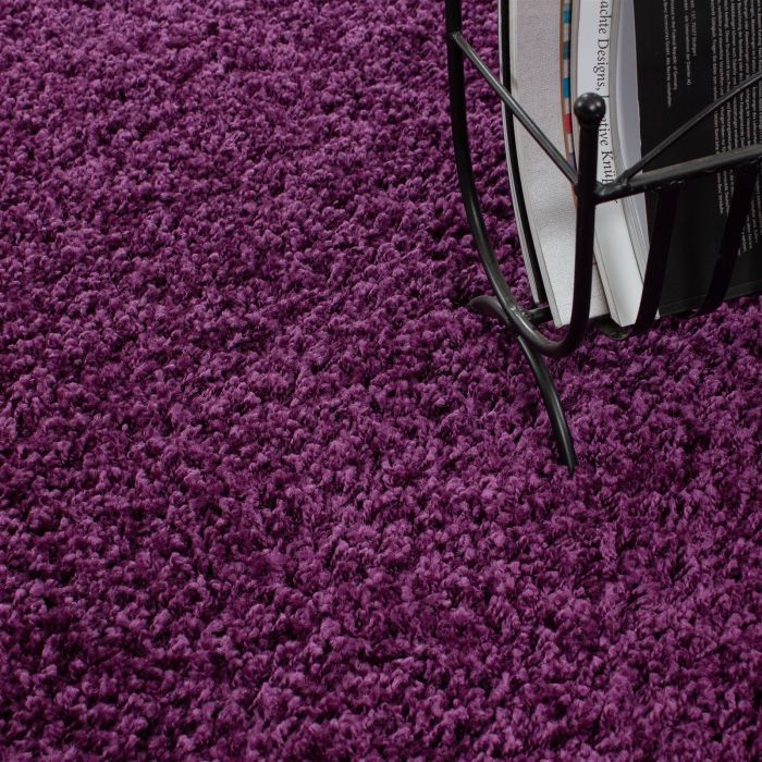 Life Shaggy vloerkleed hoogpolig rechthoek 80x150cm lila
