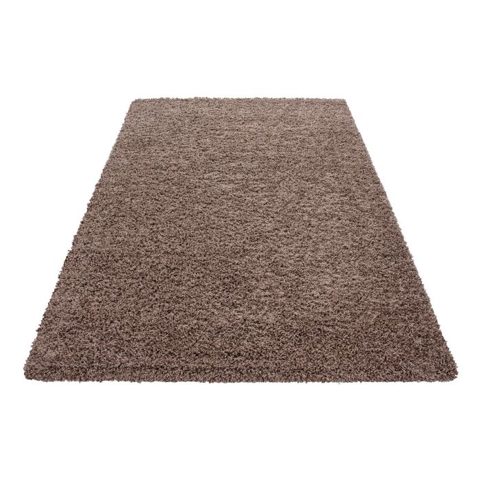Life Shaggy vloerkleed hoogpolig rechthoek 160x230cm mokka