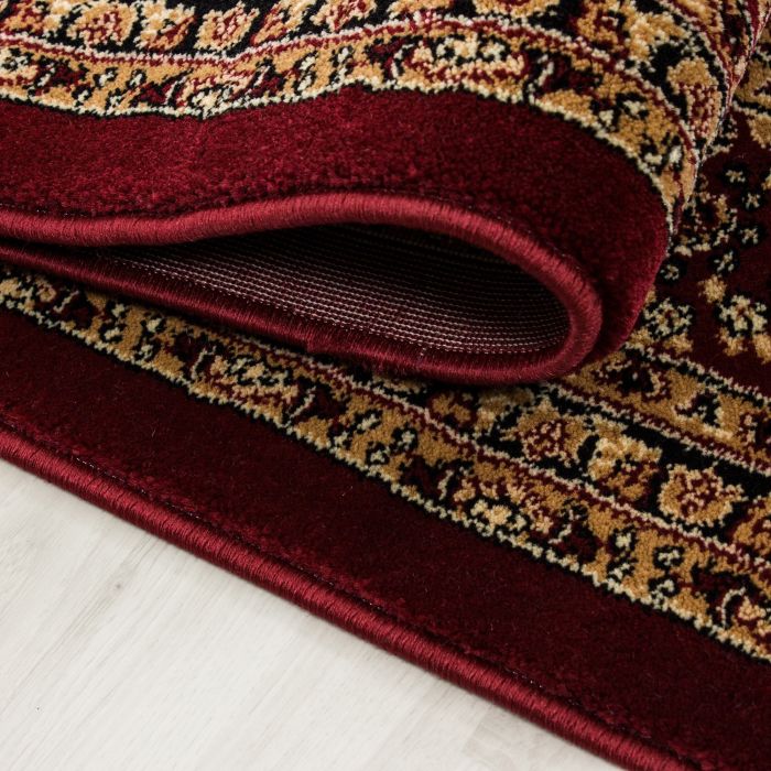 Marrakesh Berber vloerkleed laagpolig rechthoek 160x230cm rood
